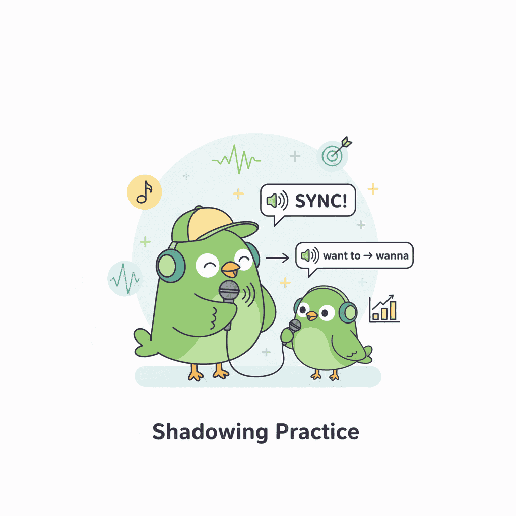 English shadowing practice